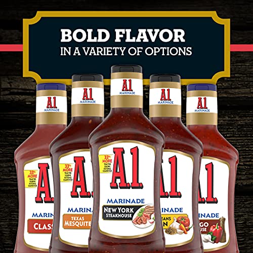 A.1. Steakhouse New York Marinade 16 oz Bottles, Pack of 6