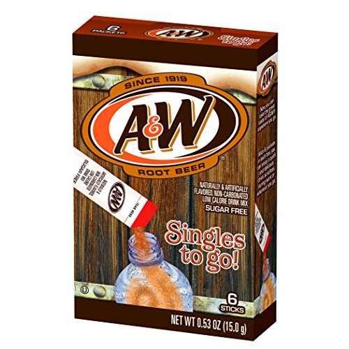 A&Amp;W Singles To Go Powder Packets - Sugar Free, Non-Carbonated Ro