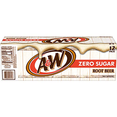 Diet A&Amp;W Root Beer, 12 Fl Oz Cans, 12 Count