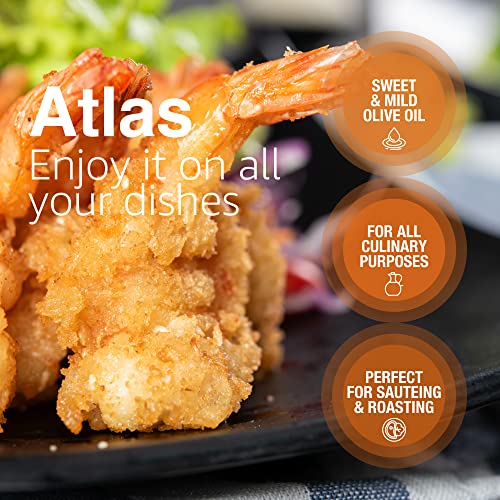 Atlas 3 Lt Organic Cold Press Extra Virgin Olive Oil With Polyph