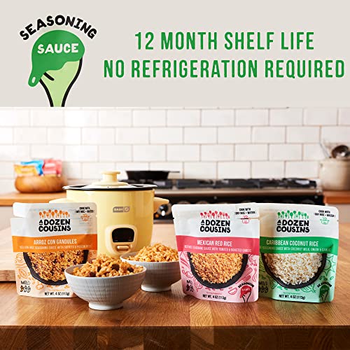 A Dozen Cousins Rice Seasoning Sauce Packets - Season And Prepar