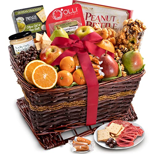Gourmet Abundance Fruit Basket Gift
