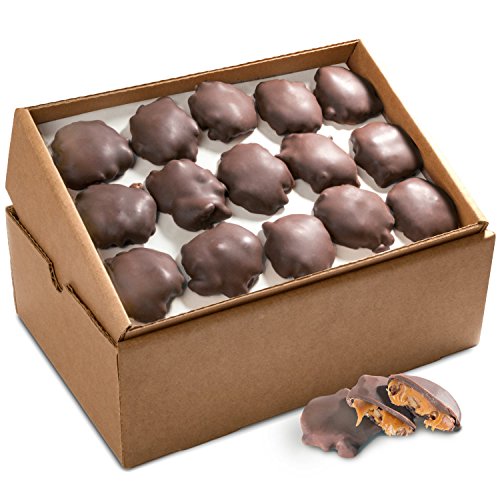 Golden State Fruit Bulk Pecan Clusters, Dark Chocolate Caramel,
