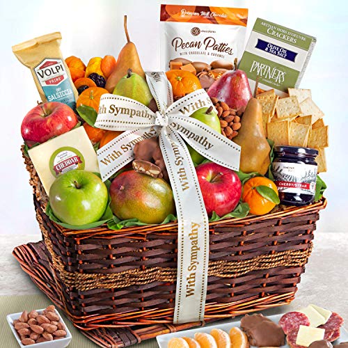 Sympathy Gourmet Abundance Fruit Basket Gift