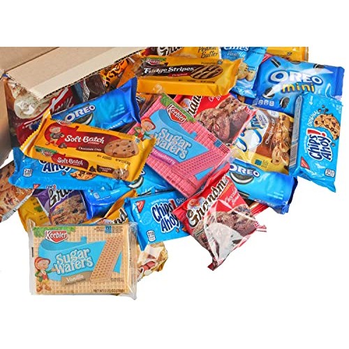 Cookies - 40 Packs - Variety Pack - Individually Wrapped Assortm