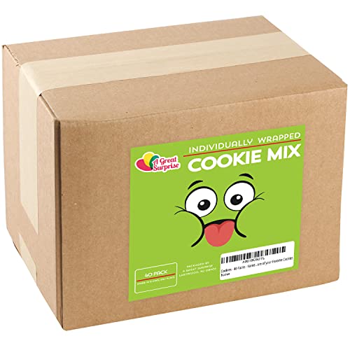 Cookies - 40 Packs - Variety Pack - Individually Wrapped Assortm