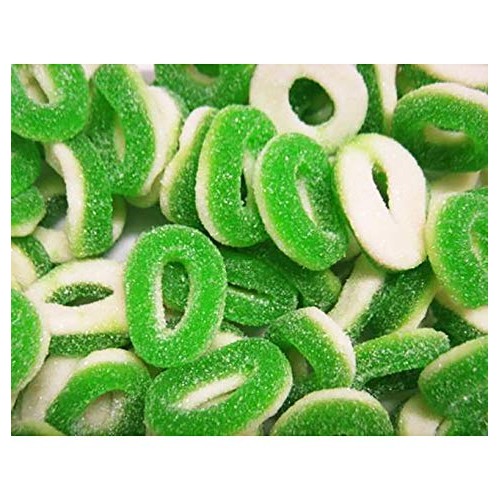 Gummy Rings - Gummy Rings Candy - Gummy Rings Bulk - Green Candy