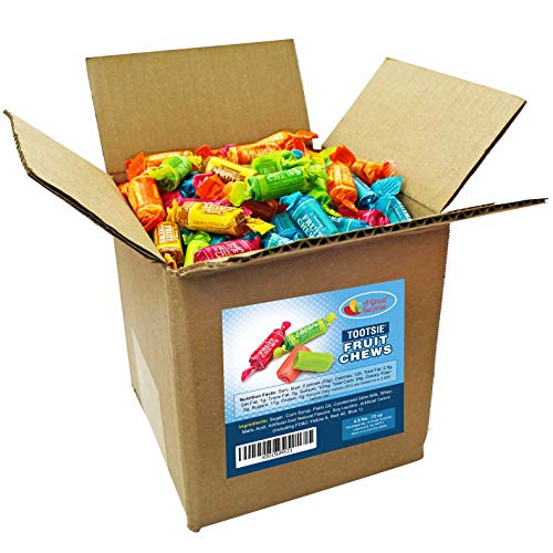 Tootsie Roll Fruit Chews Assorted Flavors In 6X6X6 Box Bulk Cand