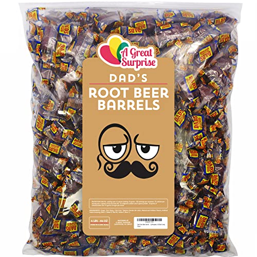 Dads Root Beer Barrels - Washburn Hard Old Fashioned Candy Indi