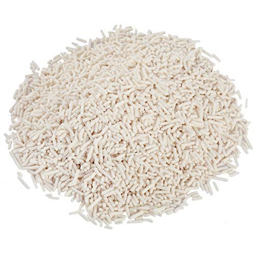 White Sprinkles Bulk - White Sprinkles In Resealable Container,