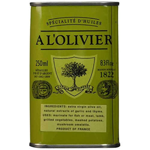 A Lolivier Garlic &Amp; Thyme Infused Extra Virgin Olive Oil, 8.3 F