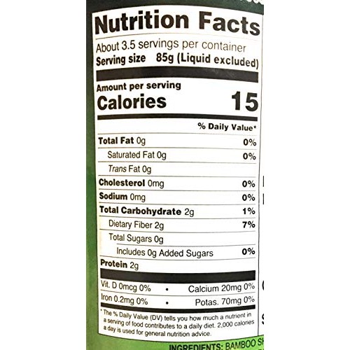 Aroy-D Bamboo Shoot Slices In Water 19 Oz4 Pack清水竹筍片