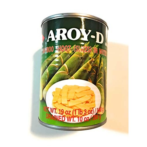 Aroy-D Bamboo Shoot Slices In Water 19 Oz4 Pack清水竹筍片