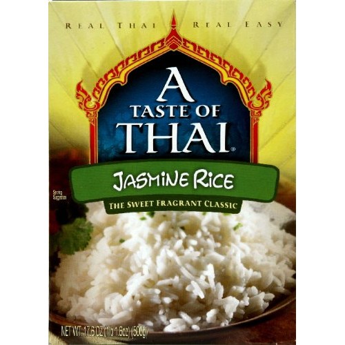 A Taste Of Thai Jasmine Rice, 17.6-Ounce Boxes Pack Of 6
