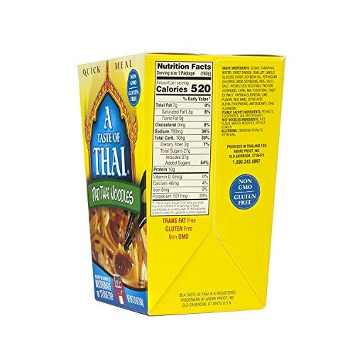 A Taste Of Thai Pad Thai Noodles Quick Meal, 5.75 Oz Box, 6 Piece