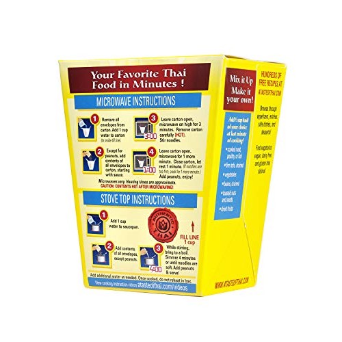 A Taste Of Thai Pad Thai Noodles Quick Meal, 5.75 Oz Box, 6 Piece