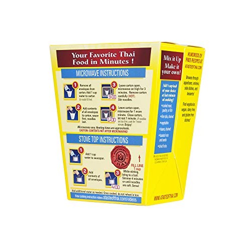 A Taste Of Thai Red Curry Noodles Quick Meal, 5.75-Ounce Boxes