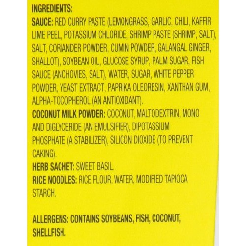 A Taste Of Thai Red Curry Noodles Quick Meal, 5.75-Ounce Boxes