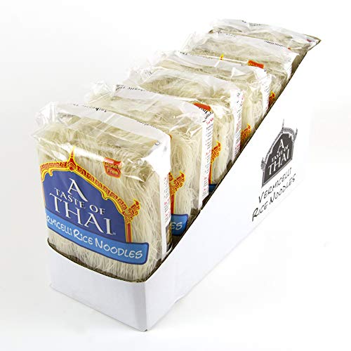 A Taste Of Thai Vermicelli Rice Noodles - 8.8Oz Pack Of 6 Angel