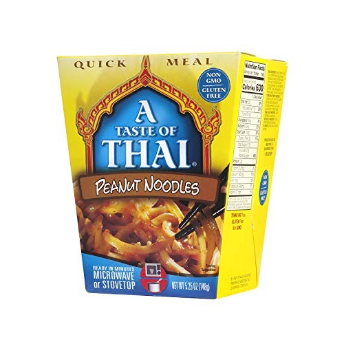 A Taste Of Thai Peanut Noodles Quick Meal, 5.25-Ounce Boxes Pac