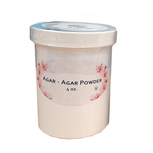 Agar Agar Gelatin-Substitute Powder, Kosher Certified - 4 Ounce