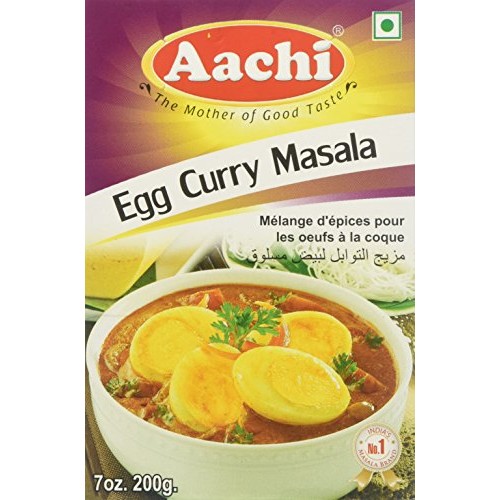 Aachi Egg Curry Spice Mix To Prepare Egg Gravy 7 Oz., 200G, Indi