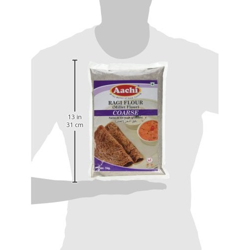 Aachi, Ragi Flour Millet Flour Coarse, 2 Poundlb