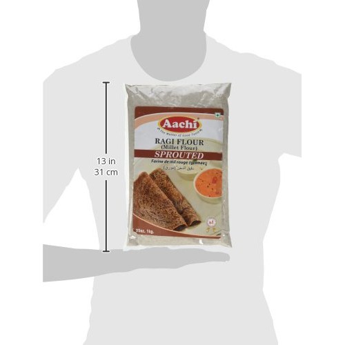 Aachi Ragi Flour Millet Flour Sprouted - 35oz., 1kg