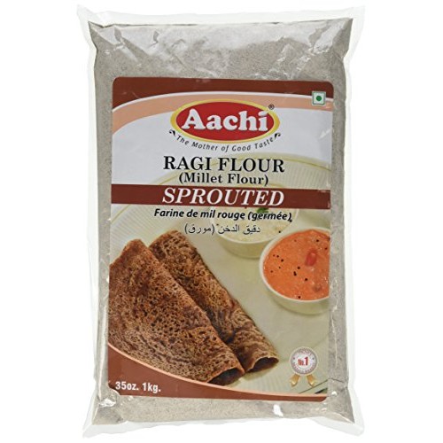 Aachi Ragi Flour Millet Flour Sprouted - 35oz., 1kg