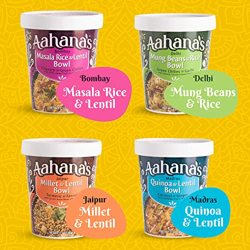 Aahanas Lentils &Amp; Rice Bowls Kitchari Prepared Meals- Ready T