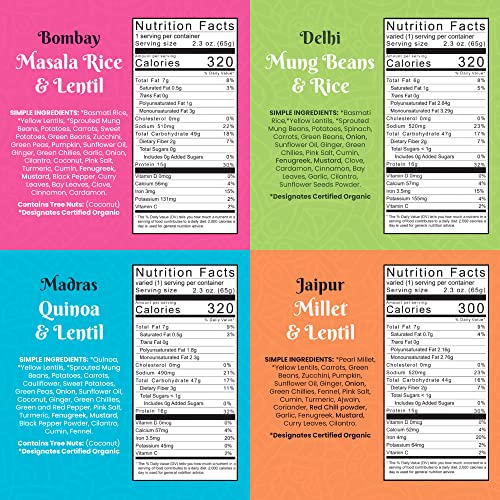 Aahanas Lentils &Amp; Rice Bowls Kitchari Prepared Meals- Ready T