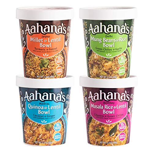 Aahanas Lentils &Amp; Rice Bowls Kitchari Prepared Meals- Ready T
