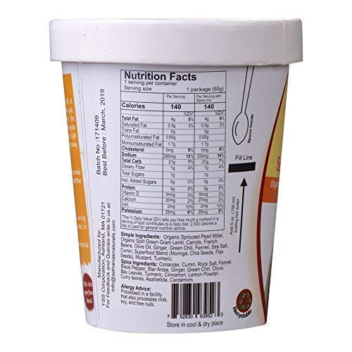 Sprouted Organic Millet Bajra &Amp; Lentil Khichdi With Vegetables A