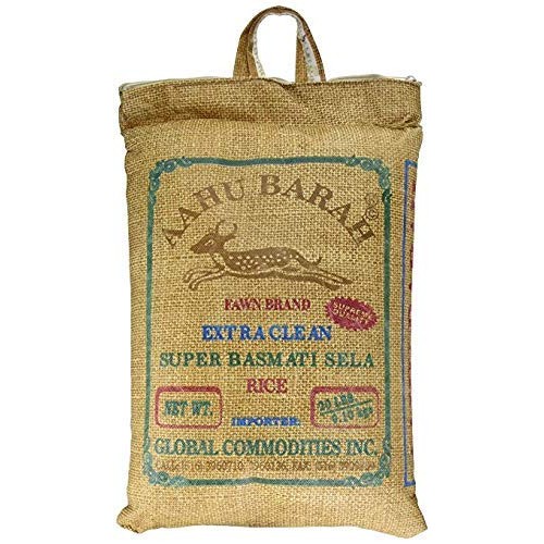 Aahu Barah Basmati Sela Rice 10Lb