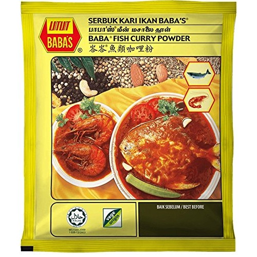 Malaysia Best Brand/Babas Fish &Amp; Prawn Curry Powder/Made From P