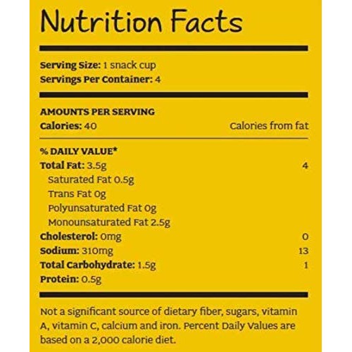 Lindsay Pitted Black Olive Snack, 4- 1.2 Oz Cups Pack Of 2