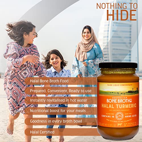 Halal Beef Bone Broth Concentrate - Certified Halal Turmeric- En