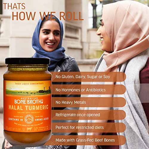 Halal Beef Bone Broth Concentrate - Certified Halal Turmeric- En