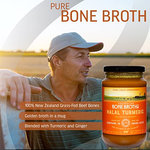 Halal Beef Bone Broth Concentrate - Certified Halal Turmeric- En