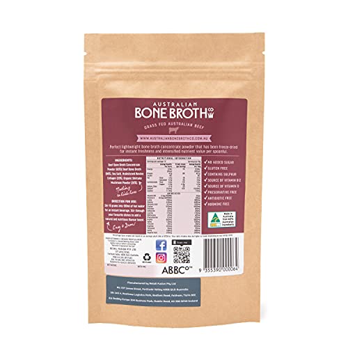 Shiitake Mushroom Beef Broth With Collagen- Instant Fresh Nutrie