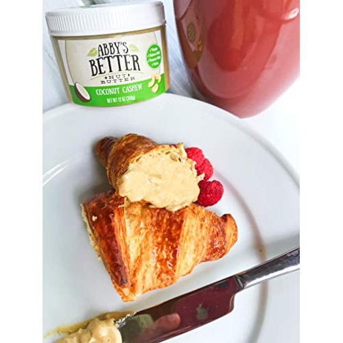 Coconut Cashew Nut Butter, 12 Ounce Jar- An All Natural, 4 Ingre