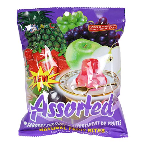 Pineapple, Strawberry, Green Apple &Amp; Grape Assorted Fruit Jelly