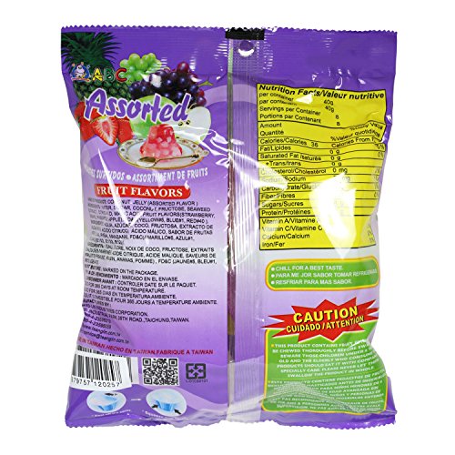 Pineapple, Strawberry, Green Apple &Amp; Grape Assorted Fruit Jelly