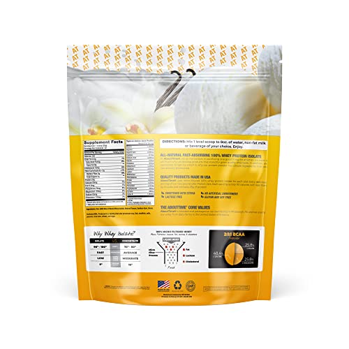 About Time Whey Isolate Protein, Non-Gmo, All Natural, Lactose/G