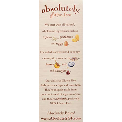 Absolutely Gluten Free Flatbread Gf Everything, 5.29 Oz Pack Of 12