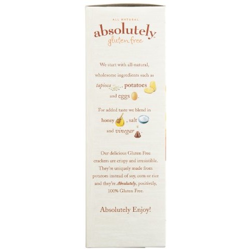 Absolutely Gluten Free Crackers, Original 4.4-Ounce