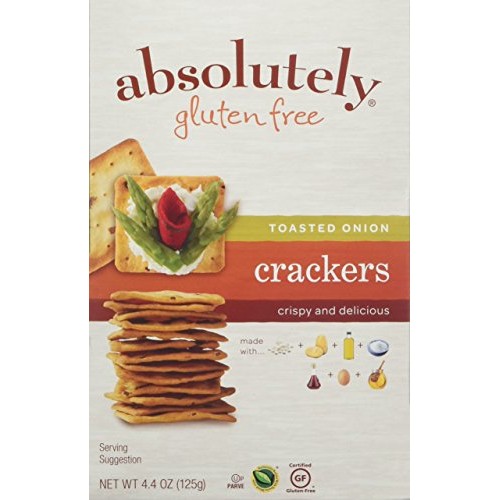 Absolutely Gluten Free Toasted Onion Crackers Pack Of 3