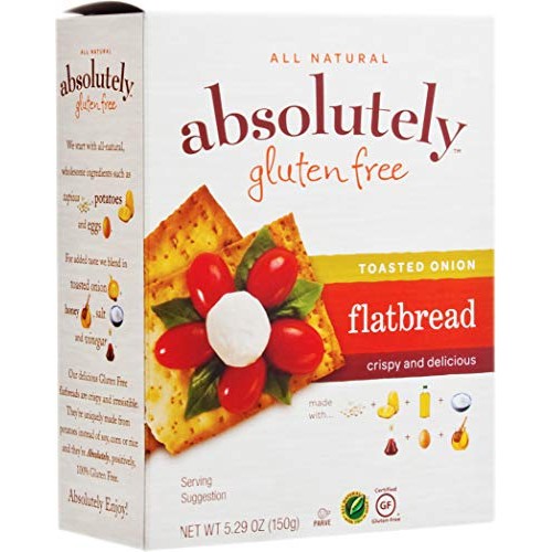 Absolutely Gluten Free Grain Free Toasted Onion Flatbread 5.29Oz