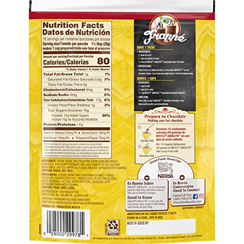 Nestle Abuelita Granulated Hot Chocolate Drink Mix, 11.2 Ounce