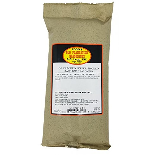 A.C. Legg - Op Cracked Pepper Smoked Sausage Seasoning, 17.25 Ou